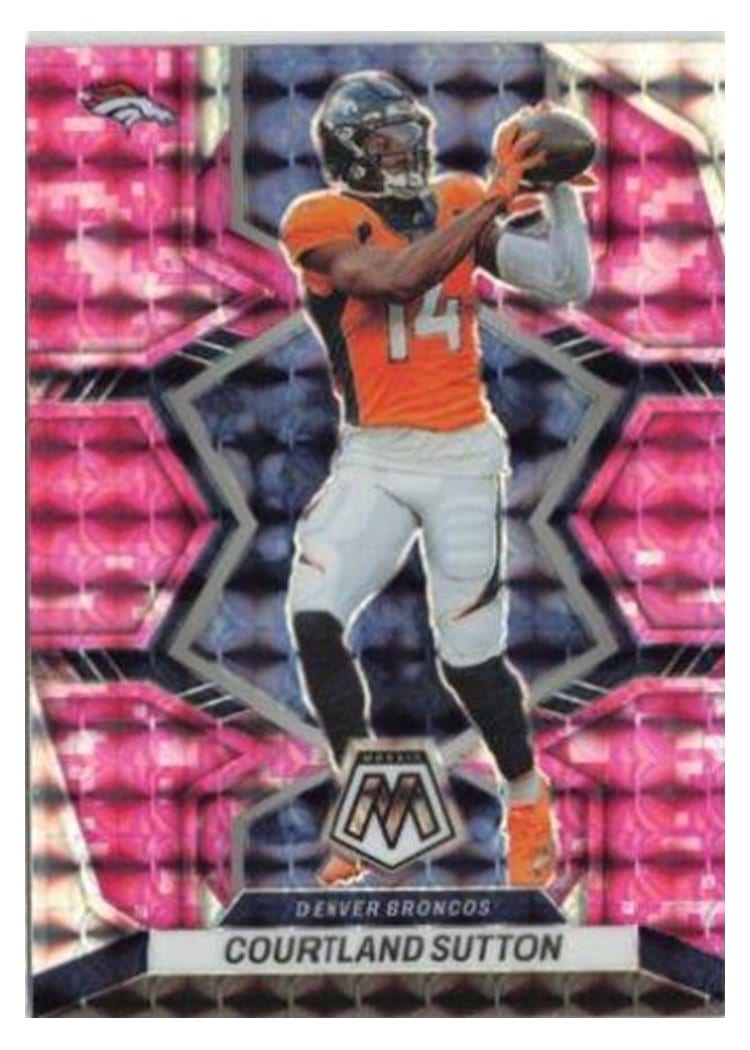 2022 Panini Mosaic Base Set Courtland Sutton #59 card