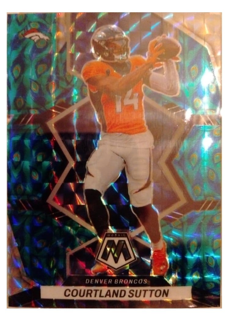 2022 Panini Mosaic Base Set Courtland Sutton #59 card
