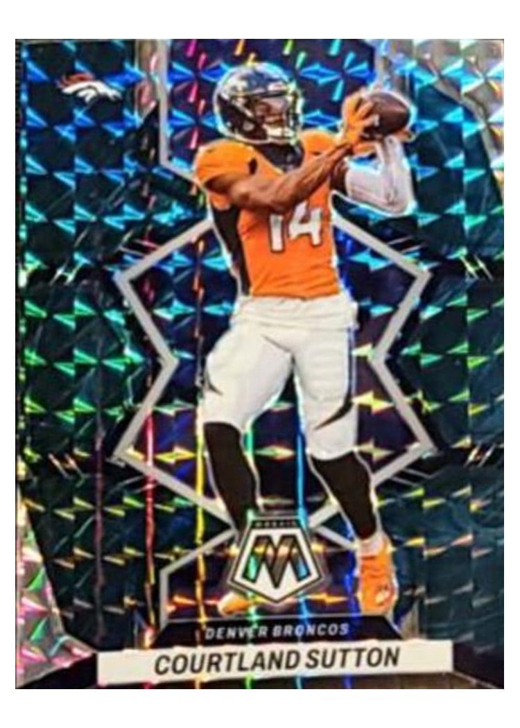 2022 Panini Mosaic Base Set Courtland Sutton #59 card
