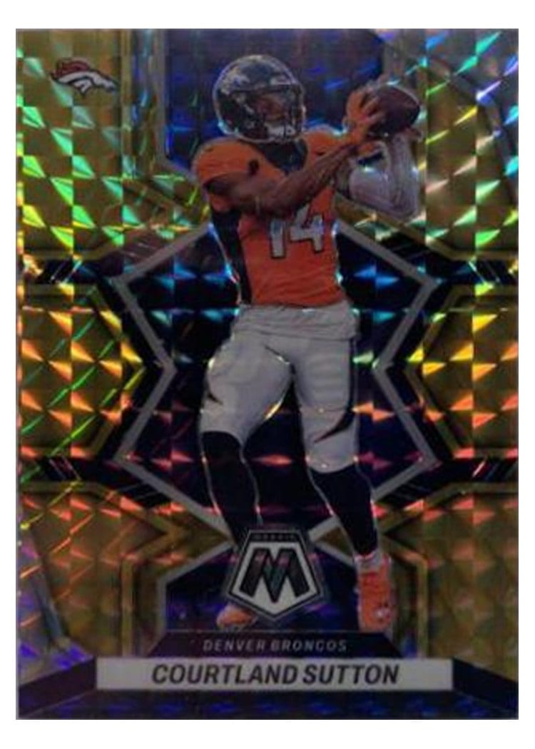 2022 Panini Mosaic Base Set Courtland Sutton #59 card