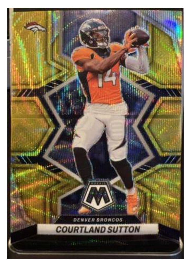 2022 Panini Mosaic Base Set Courtland Sutton #59 card