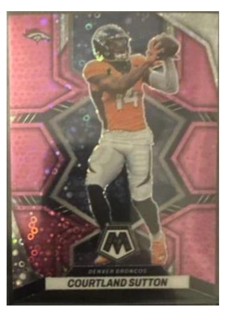 2022 Panini Mosaic Base Set Courtland Sutton #59 card