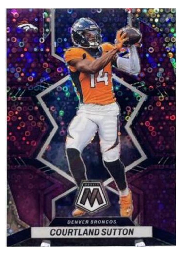 2022 Panini Mosaic Base Set Courtland Sutton #59 card