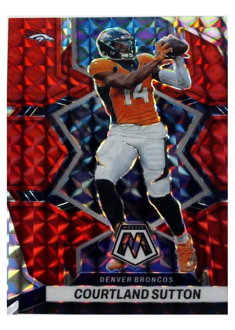 2022 Panini Mosaic Base Set Courtland Sutton #59 card