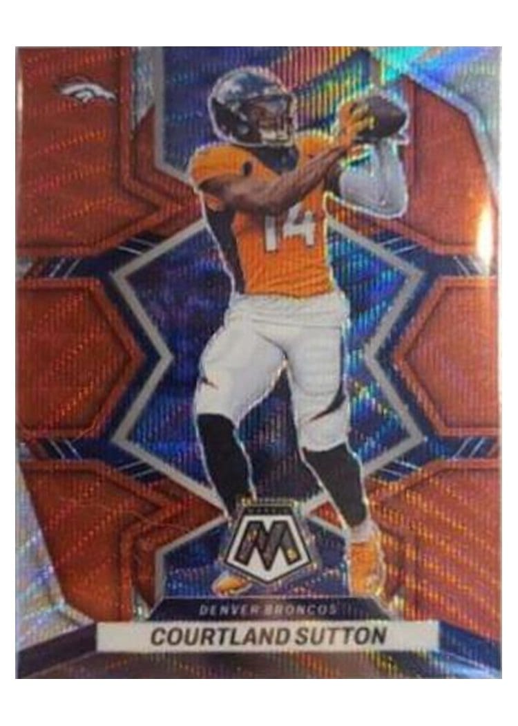2022 Panini Mosaic Base Set Courtland Sutton #59 card