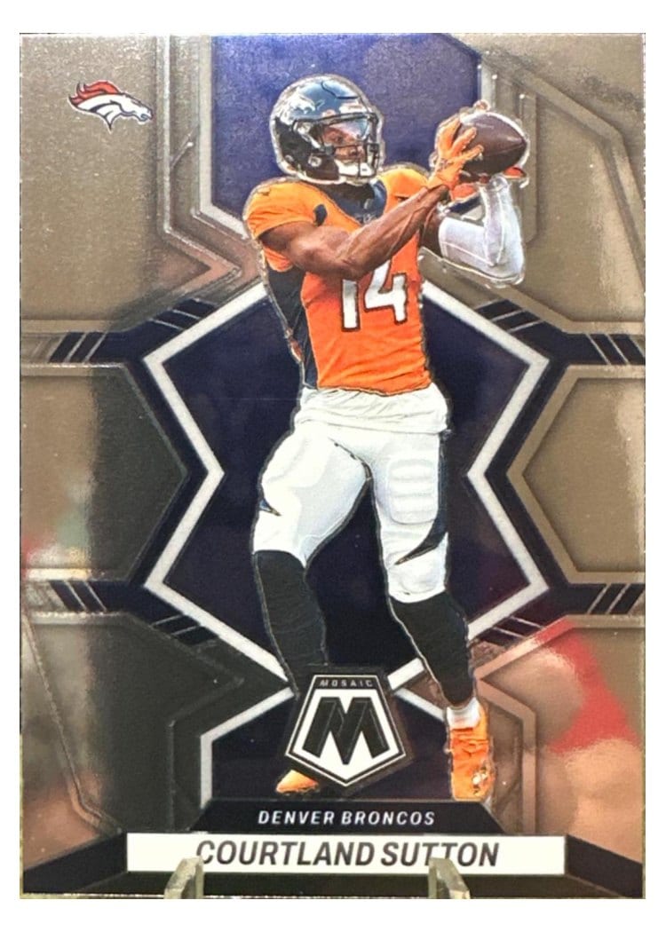 2022 Panini Mosaic Base Set Courtland Sutton #59 card