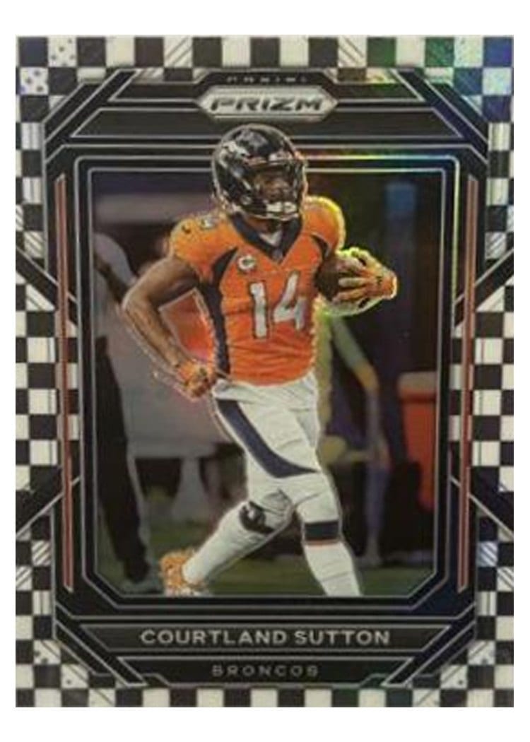 2022 Panini Prizm Base Set Courtland Sutton #90 card