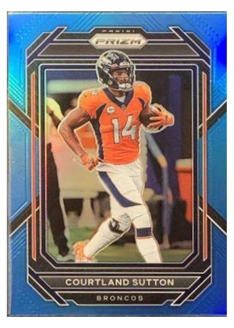 2022 Panini Prizm Base Set Courtland Sutton #90 card
