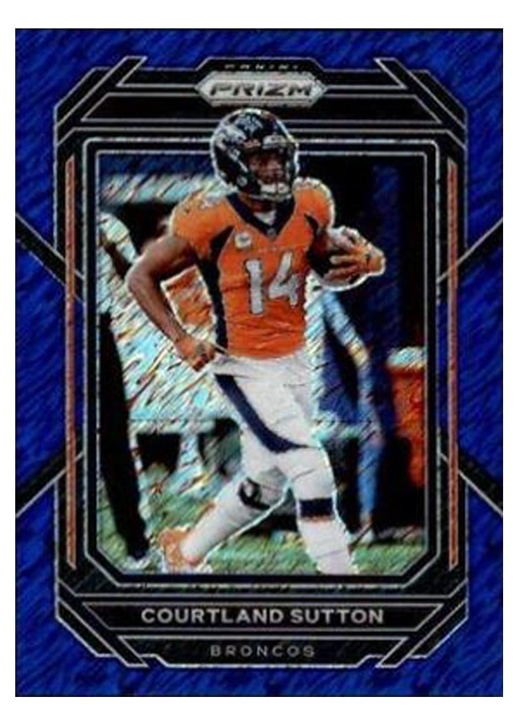 2022 Panini Prizm Base Set Courtland Sutton #90 card