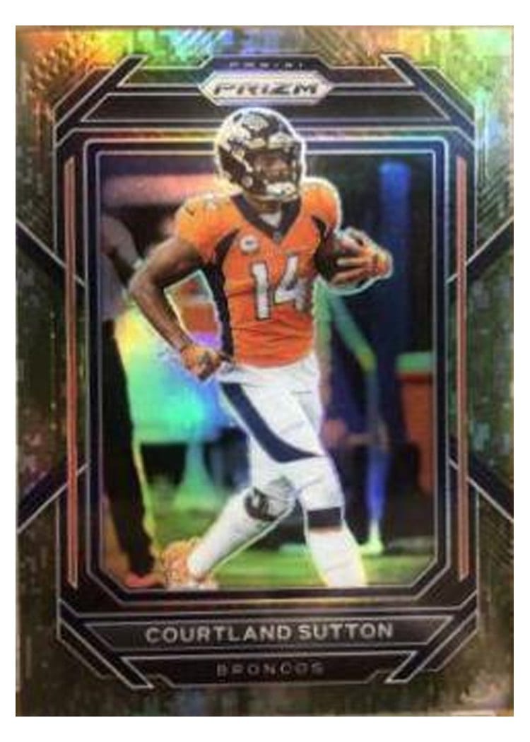 2022 Panini Prizm Base Set Courtland Sutton #90 card