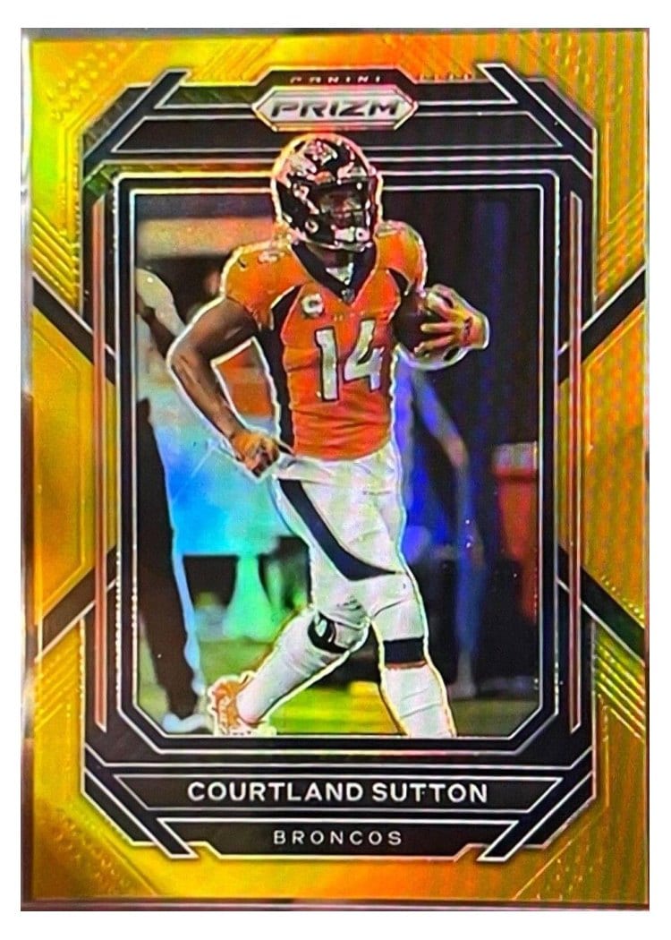2022 Panini Prizm Base Set Courtland Sutton #90 card