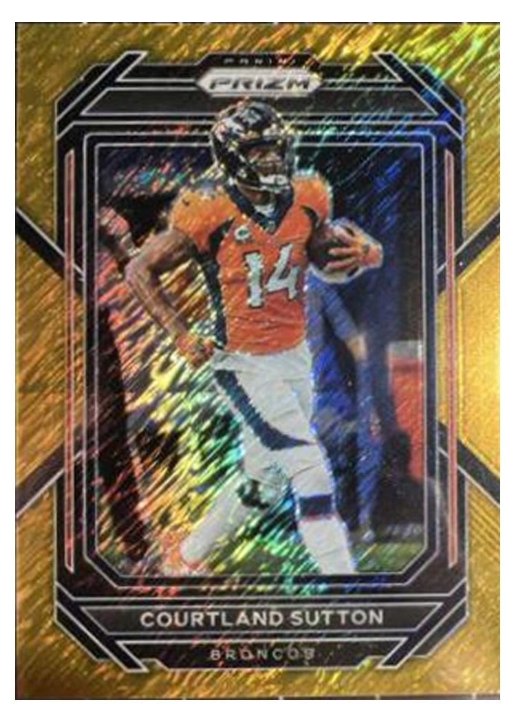 2022 Panini Prizm Base Set Courtland Sutton #90 card