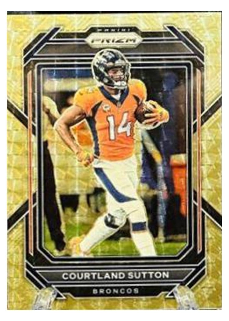 2022 Panini Prizm Base Set Courtland Sutton #90 card