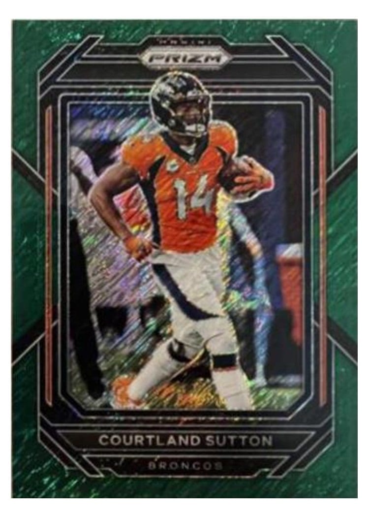 2022 Panini Prizm Base Set Courtland Sutton #90 card