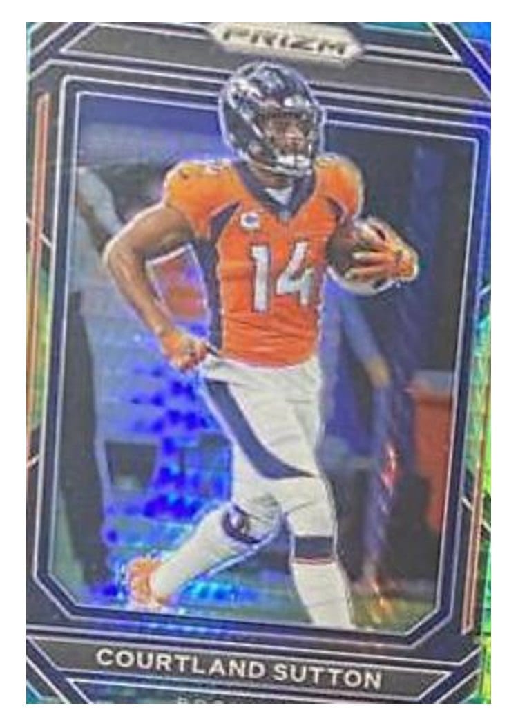 2022 Panini Prizm Base Set Courtland Sutton #90 card