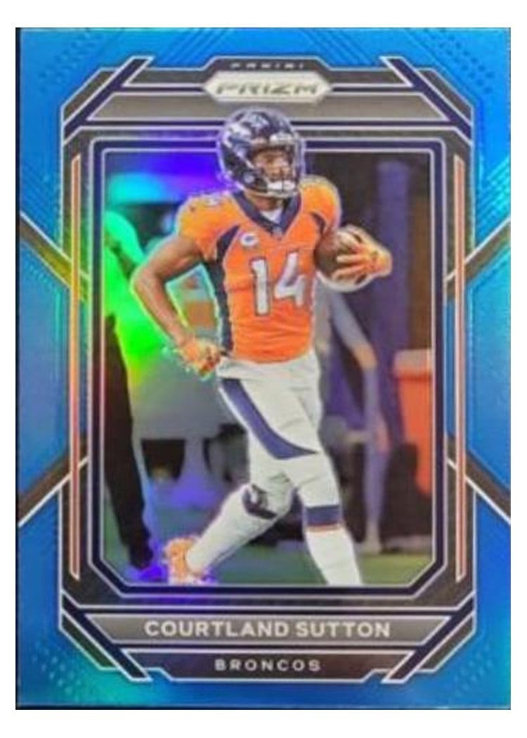 2022 Panini Prizm Base Set Courtland Sutton #90 card