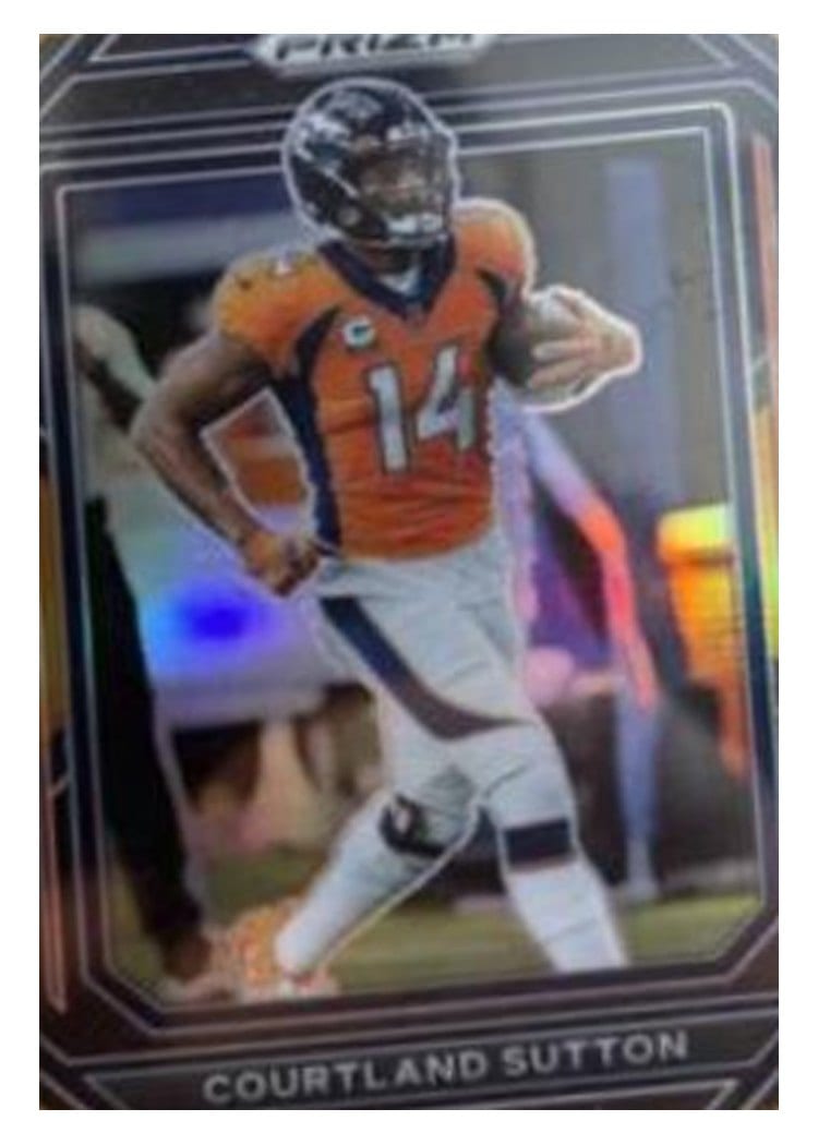 2022 Panini Prizm Base Set Courtland Sutton #90 card