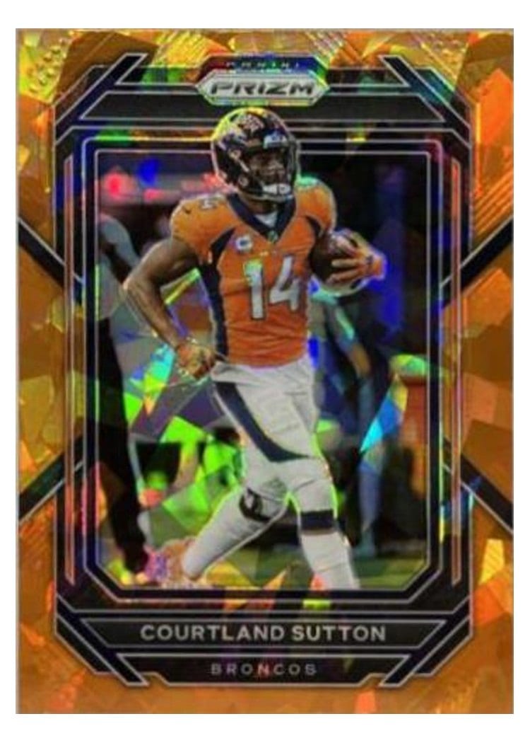 2022 Panini Prizm Base Set Courtland Sutton #90 card