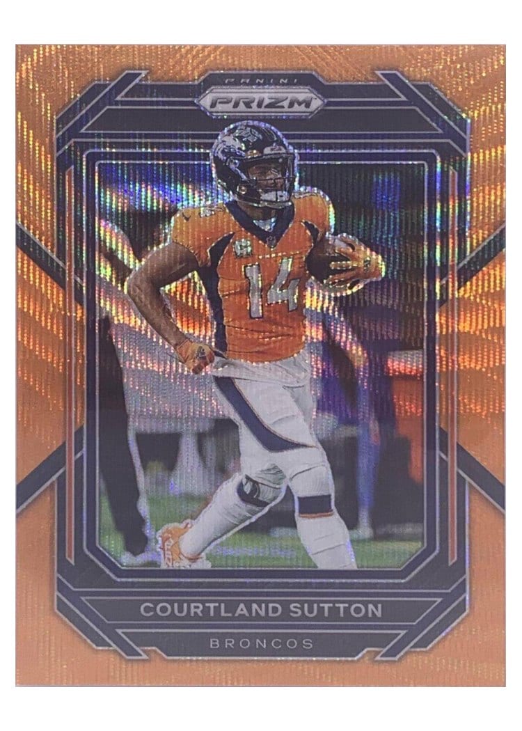 2022 Panini Prizm Base Set Courtland Sutton #90 card