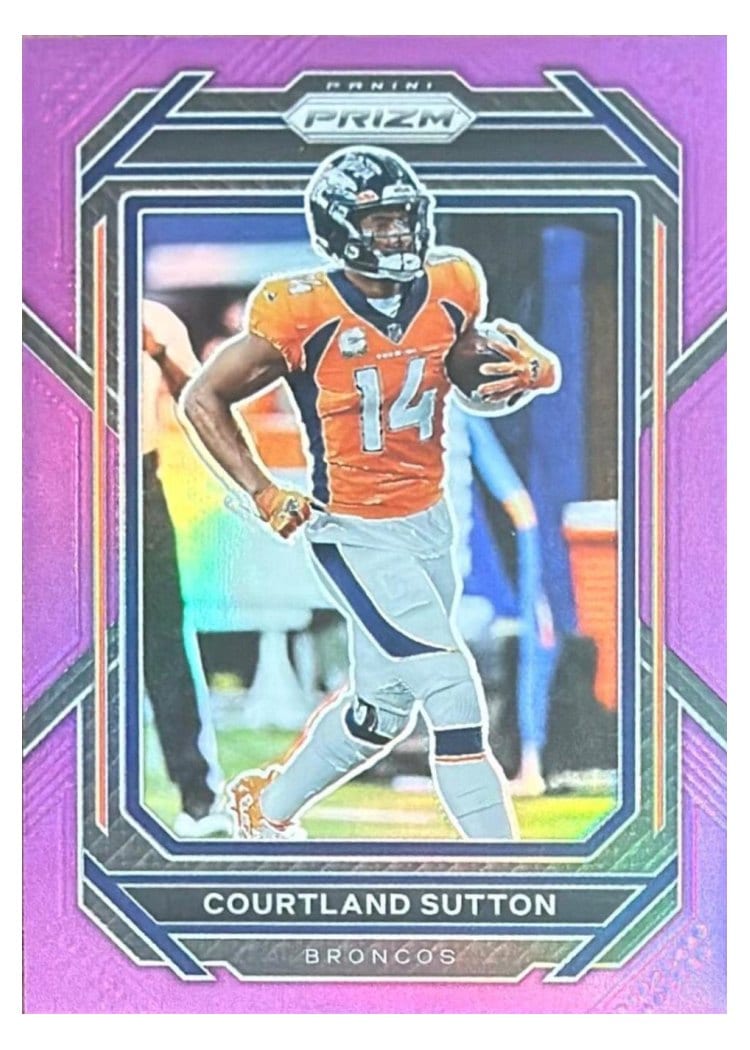 2022 Panini Prizm Base Set Courtland Sutton #90 card