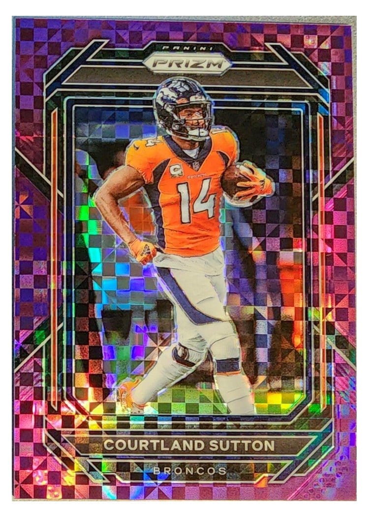 2022 Panini Prizm Base Set Courtland Sutton #90 card