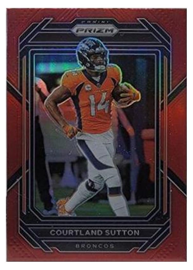 2022 Panini Prizm Base Set Courtland Sutton #90 card