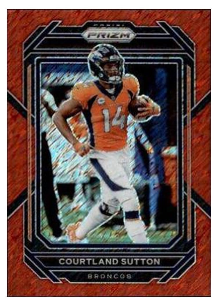2022 Panini Prizm Base Set Courtland Sutton #90 card