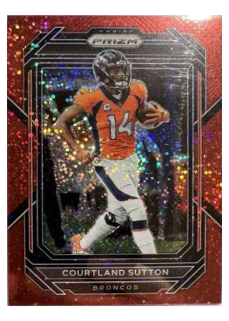 2022 Panini Prizm Base Set Courtland Sutton #90 card