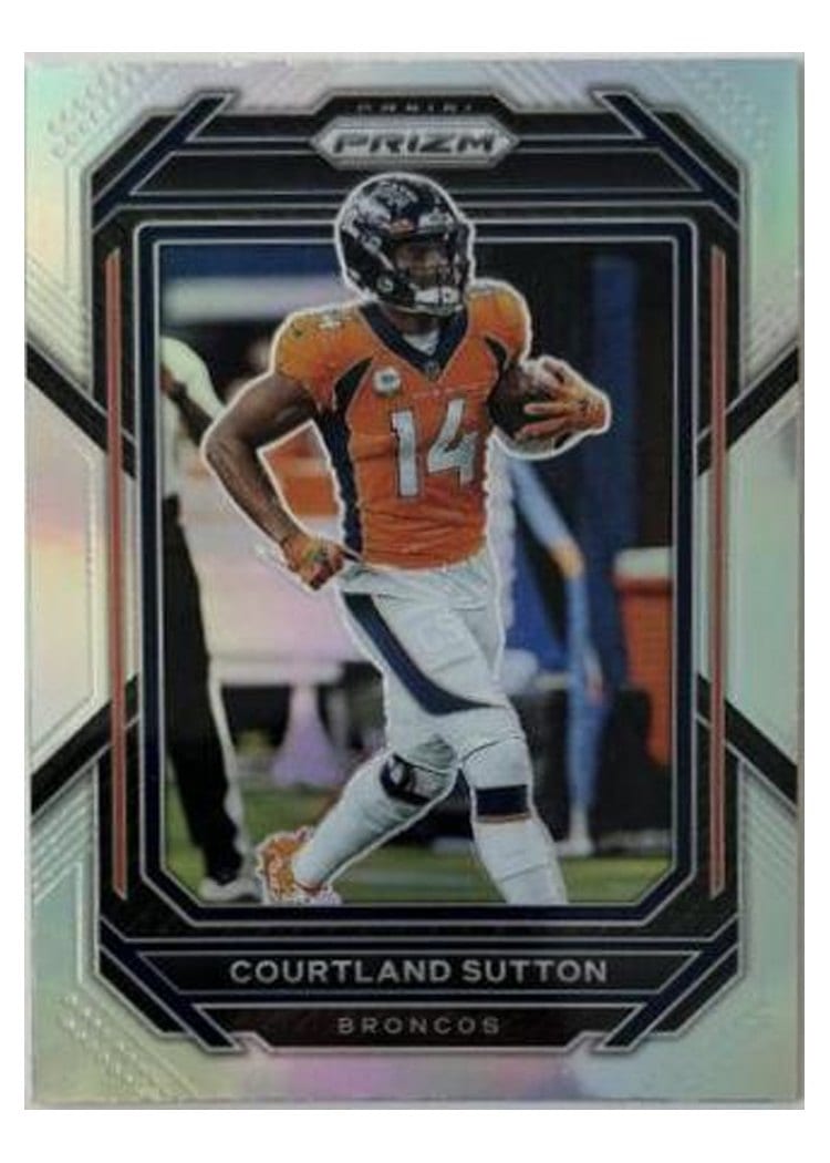 2022 Panini Prizm Base Set Courtland Sutton #90 card