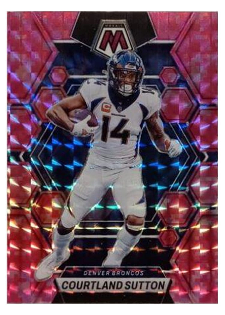 2023 Panini Mosaic Base Set Courtland Sutton #67 card