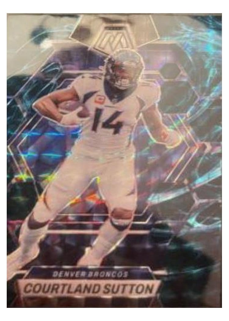 2023 Panini Mosaic Base Set Courtland Sutton #67 card