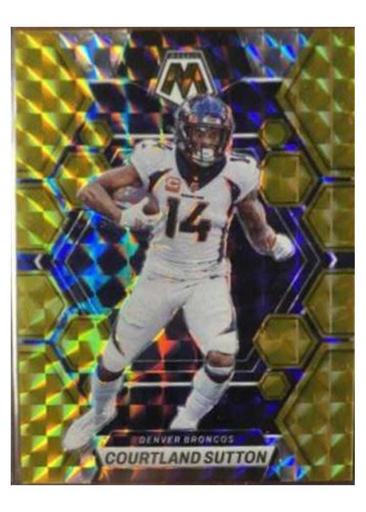 2023 Panini Mosaic Base Set Courtland Sutton #67 card