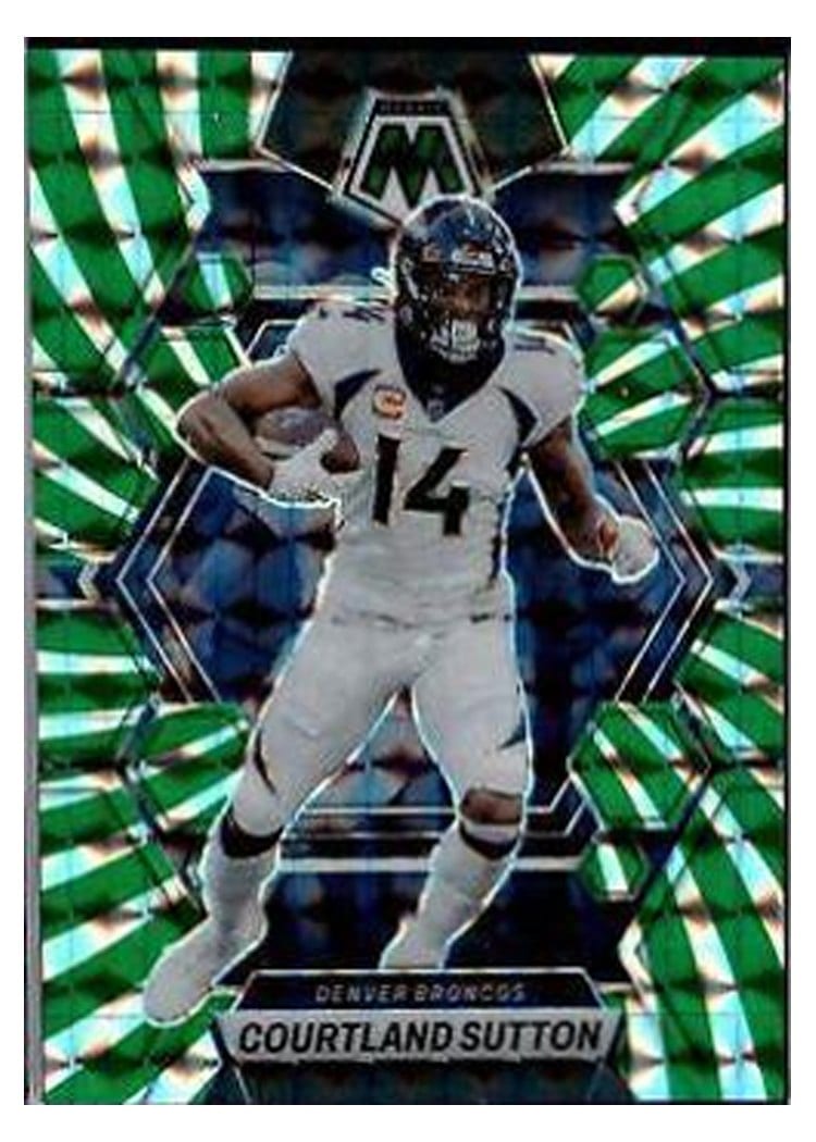2023 Panini Mosaic Base Set Courtland Sutton #67 card