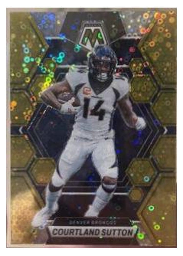 2023 Panini Mosaic Base Set Courtland Sutton #67 card