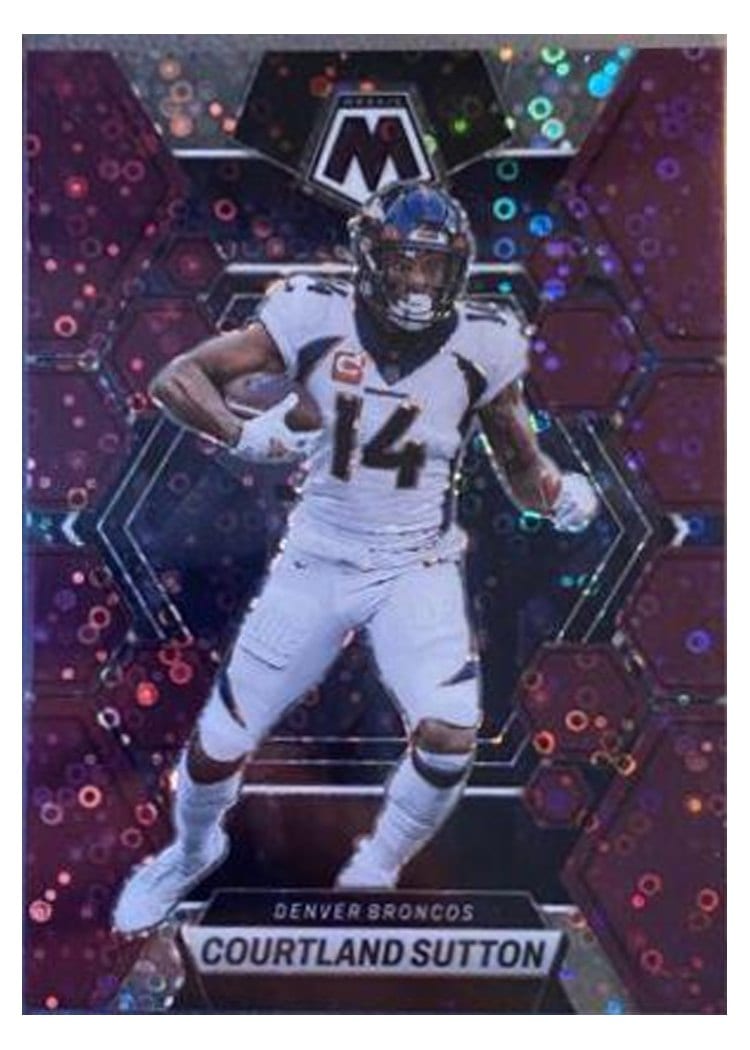 2023 Panini Mosaic Base Set Courtland Sutton #67 card