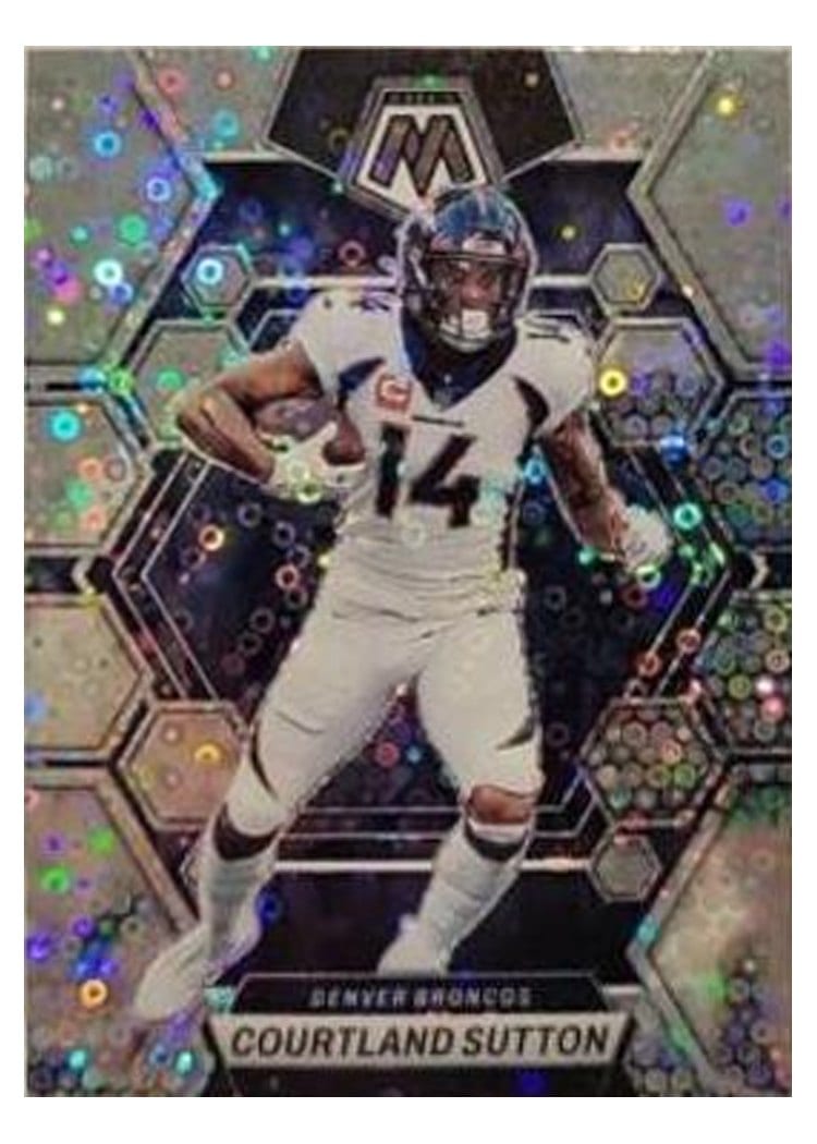 2023 Panini Mosaic Base Set Courtland Sutton #67 card