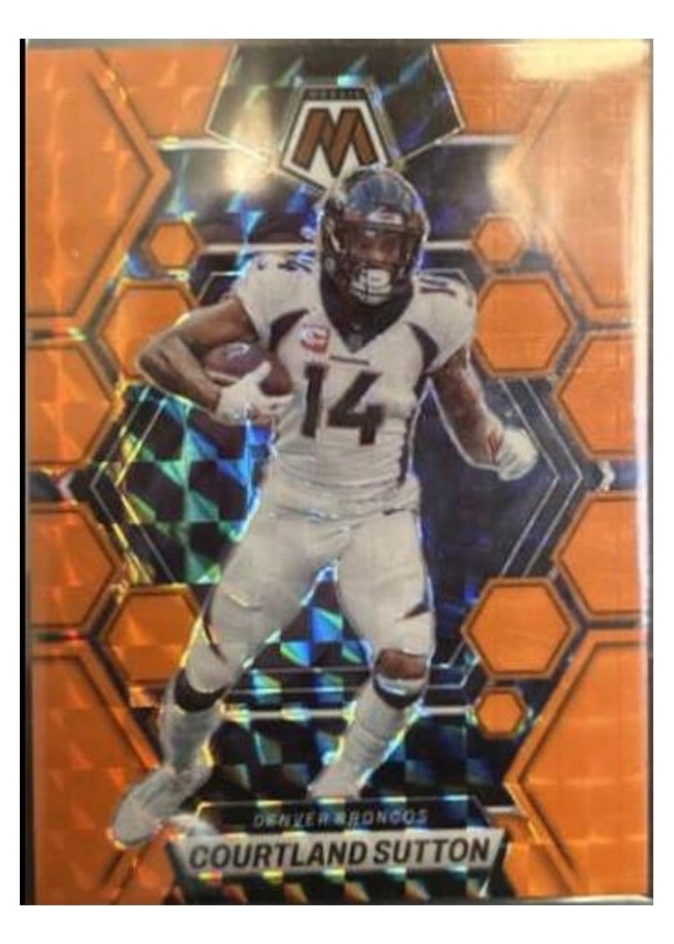 2023 Panini Mosaic Base Set Courtland Sutton #67 card