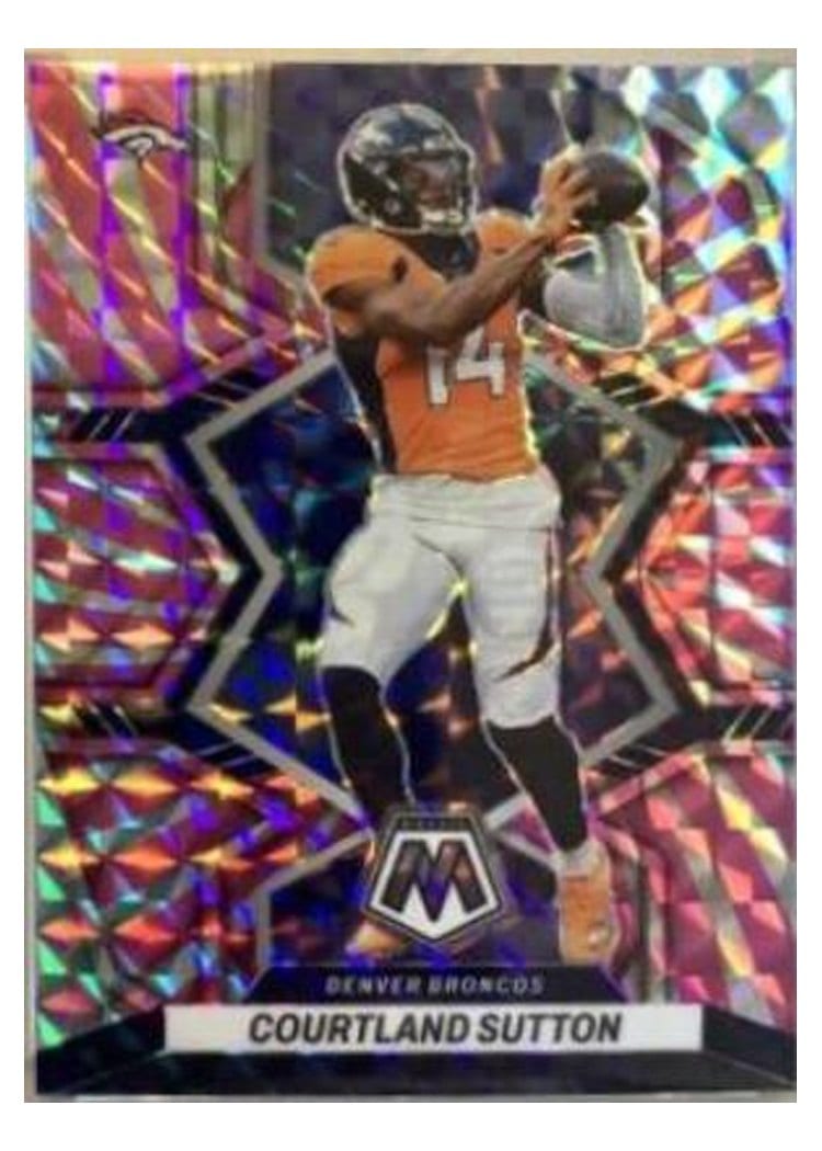 2023 Panini Mosaic Base Set Courtland Sutton #67 card