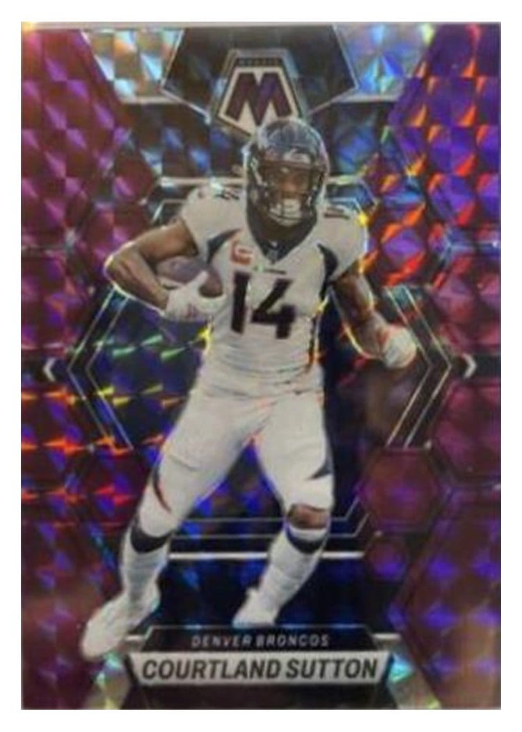 2023 Panini Mosaic Base Set Courtland Sutton #67 card