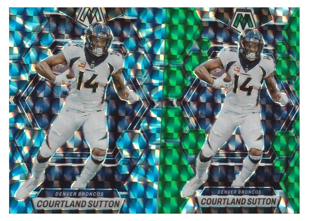 2023 Panini Mosaic Base Set Courtland Sutton #67 card