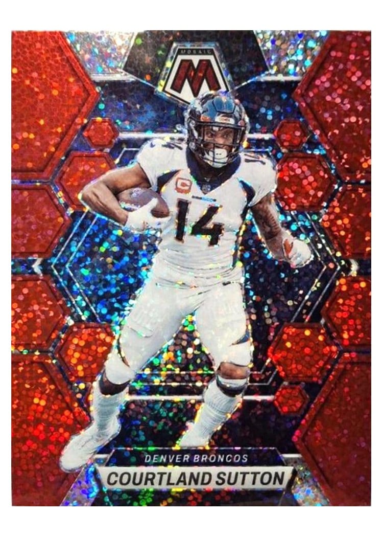 2023 Panini Mosaic Base Set Courtland Sutton #67 card
