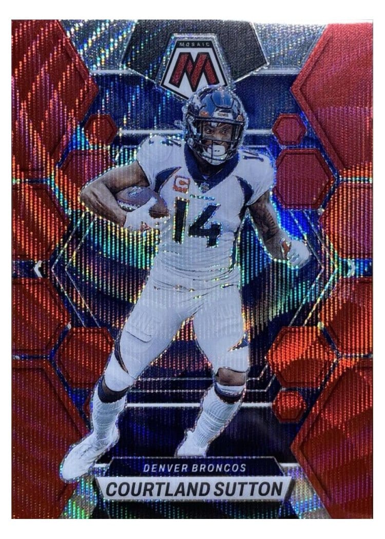 2023 Panini Mosaic Base Set Courtland Sutton #67 card