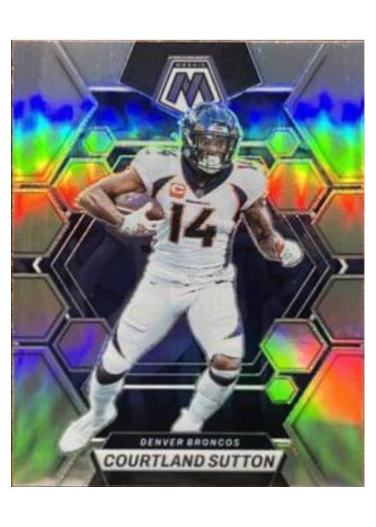 2023 Panini Mosaic Base Set Courtland Sutton #67 card