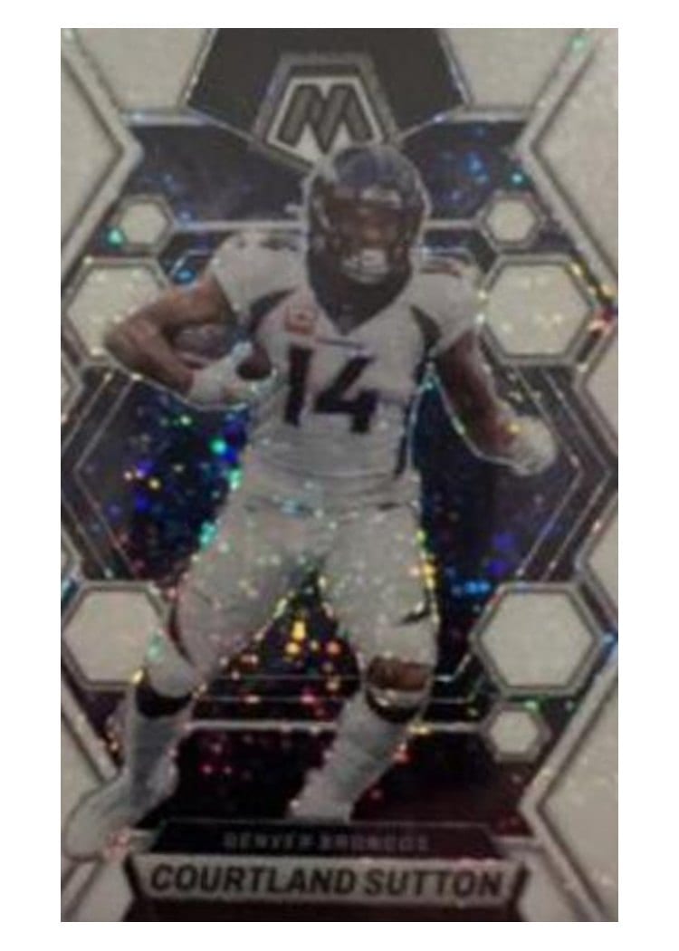2023 Panini Mosaic Base Set Courtland Sutton #67 card