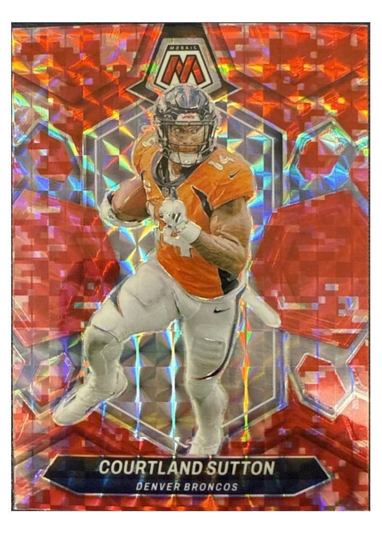 2024 Panini Mosaic Base Set Courtland Sutton #66 card