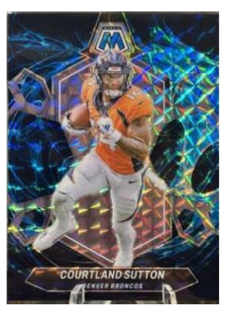 2024 Panini Mosaic Base Set Courtland Sutton #66 card