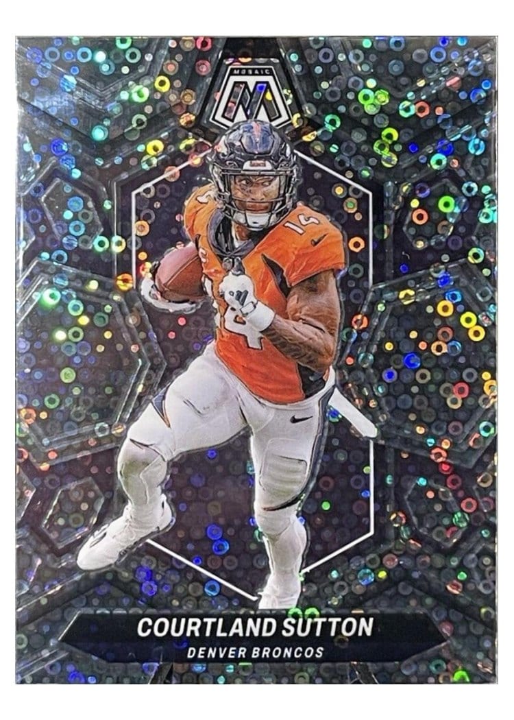 2024 Panini Mosaic Base Set Courtland Sutton #66 card