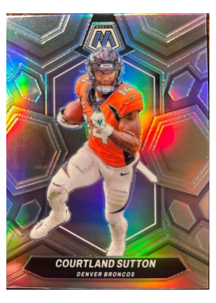 2024 Panini Mosaic Base Set Courtland Sutton #66 card