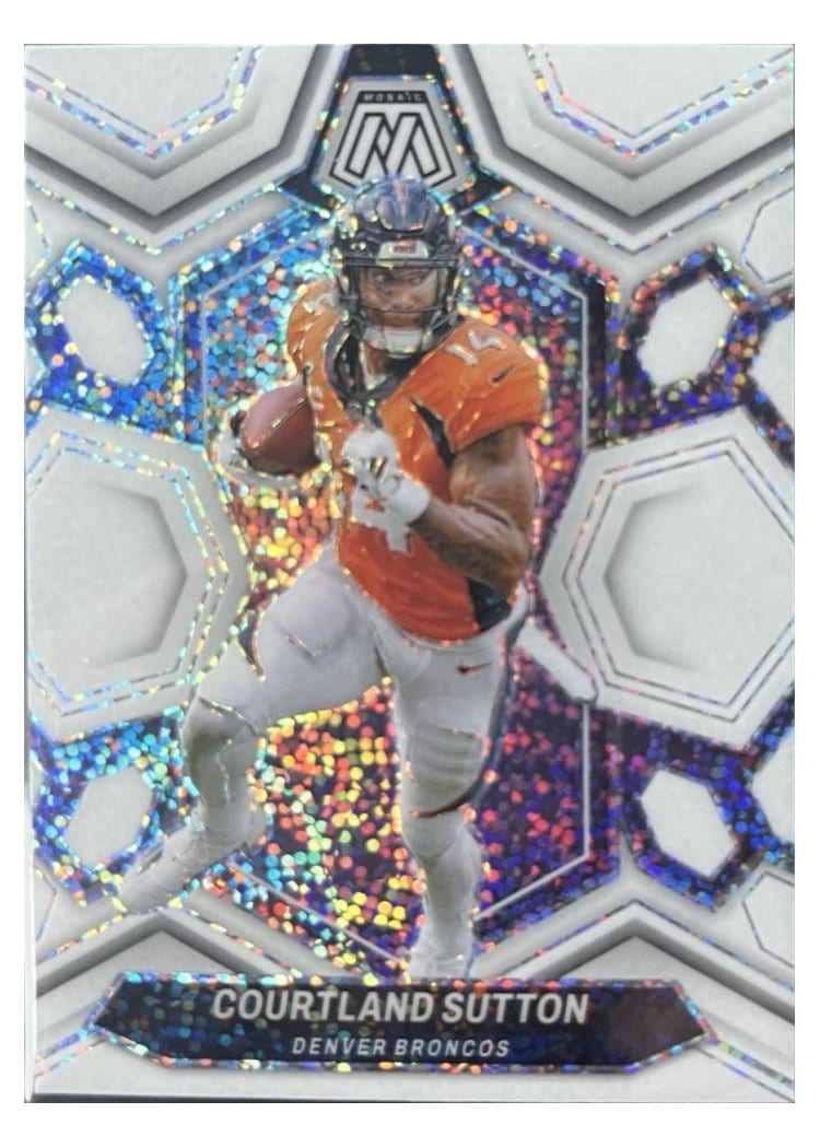 2024 Panini Mosaic Base Set Courtland Sutton #66 card