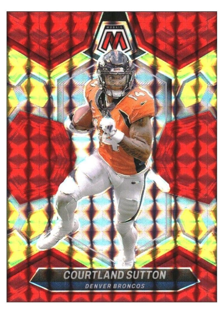 2024 Panini Mosaic Base Set Courtland Sutton #66 card